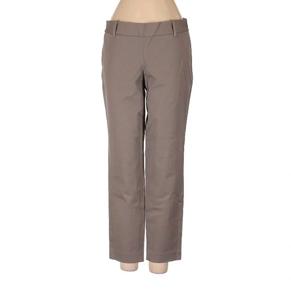 NWT ARITZIA Babaton Elliot Pants Grazer Slim Leg Grazer Brown Tan Khaki Size 4 - Picture 13 of 14